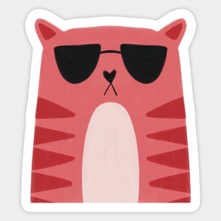 Stylish Cat Sticker